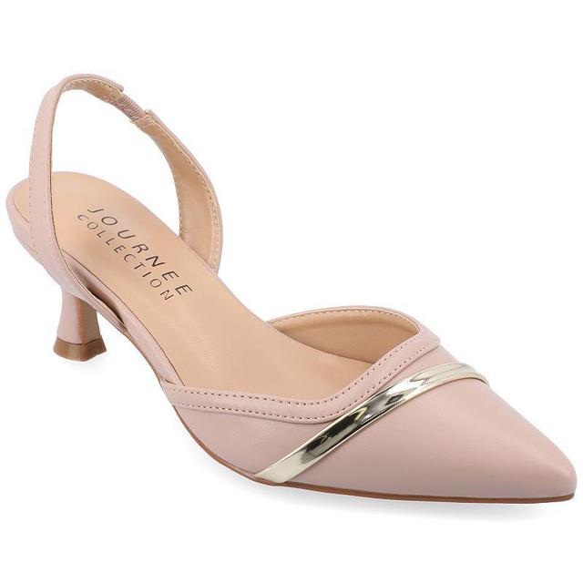 Journee Collection Nellia Womens Slingback Pumps Product Image