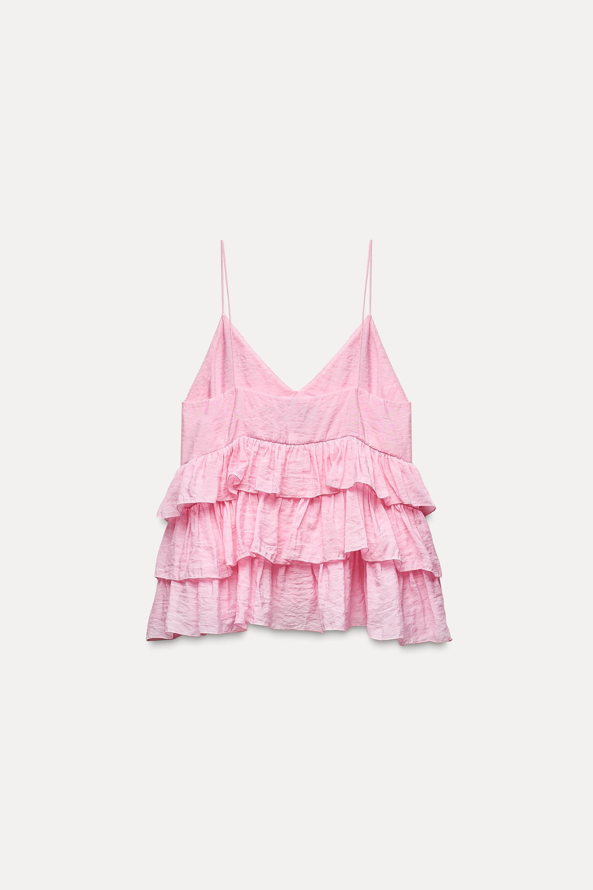 RUFFLED CROP TOP Product Image