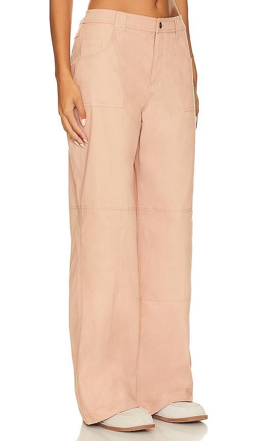 LPA Livia Workwear Pant in Rose. Product Image