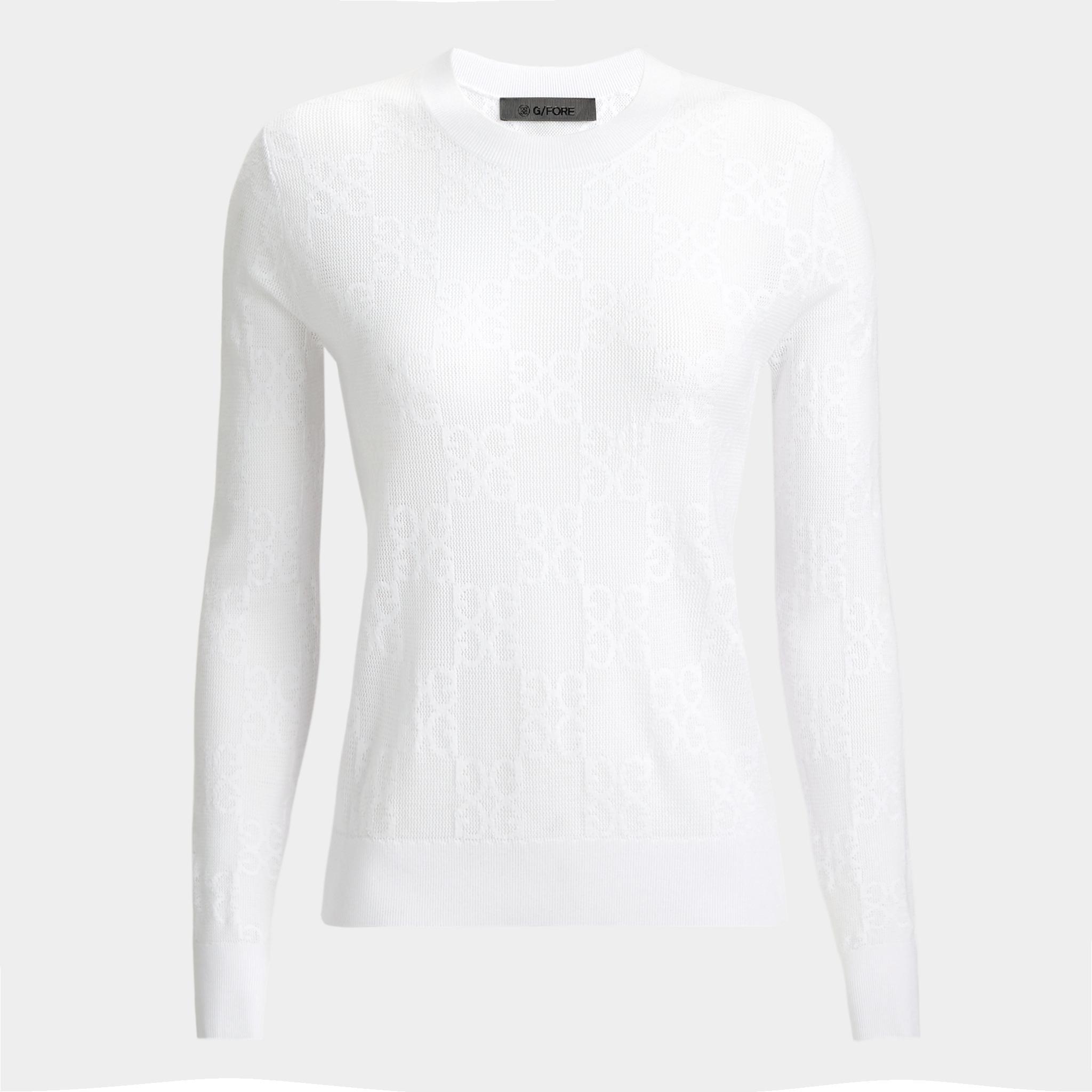 POINTELLE G CREWNECK SWEATER Product Image