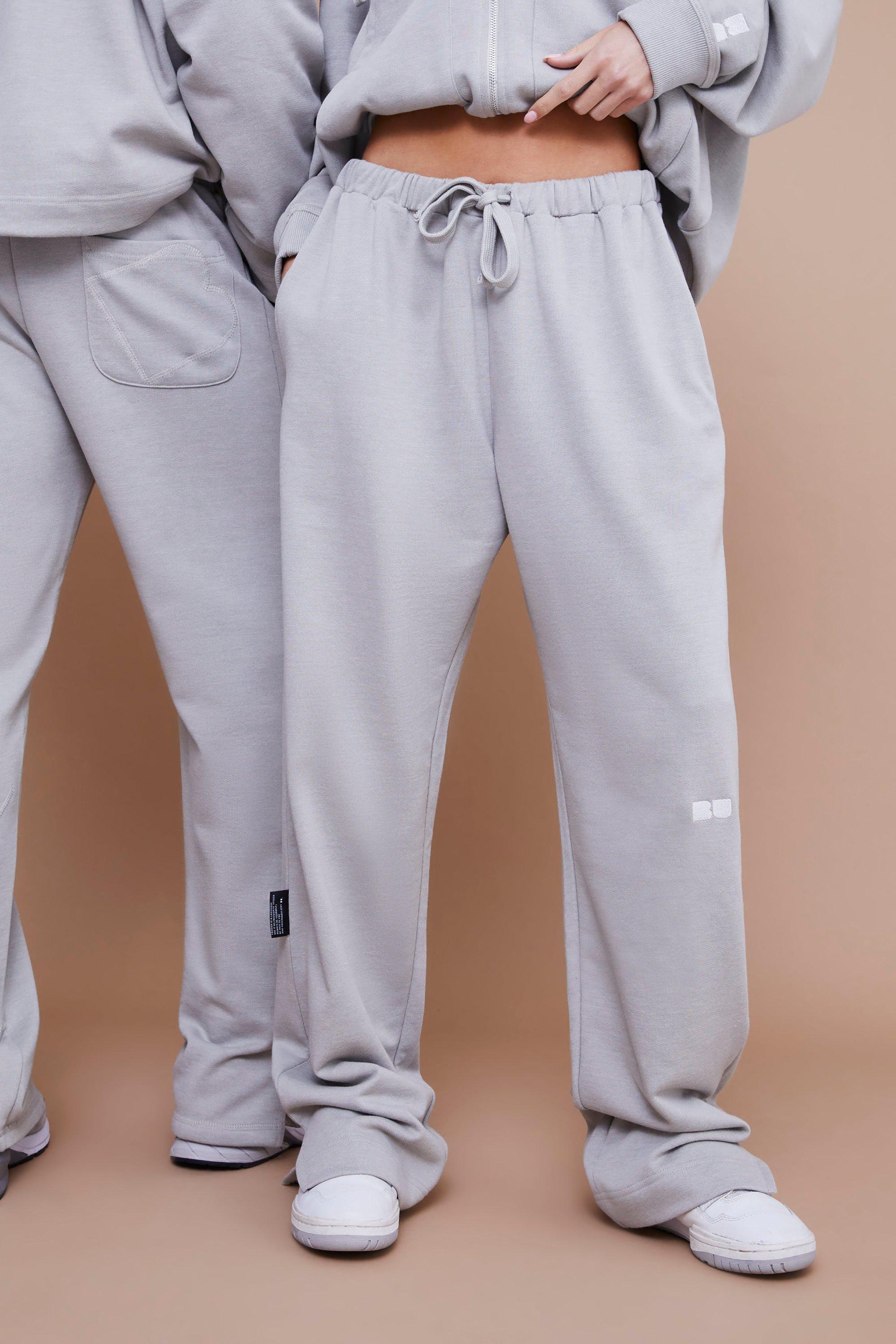 Relaxed Fit Split Hem Heavyweight Sweatpants | boohooMAN USA Product Image