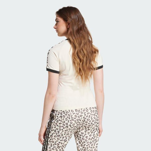 Leopard 3-Stripes Tee Product Image