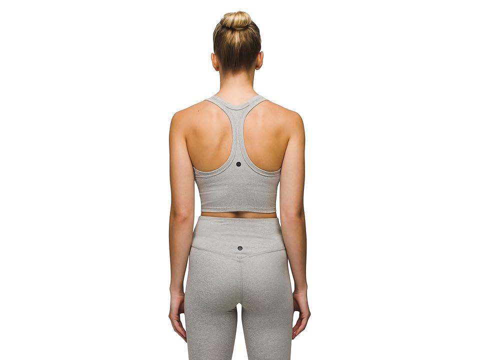 Prana Heavana Racerback Bralette (Heather Grey) Women's Lingerie Product Image