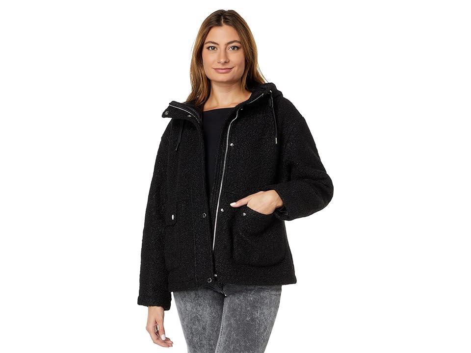 Vince Camuto Short Hooded Wool Jacket V22724 Women's Coat Product Image