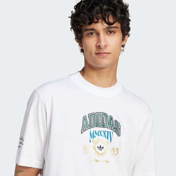 adidas VRCT 1 Tee White XS Mens Product Image