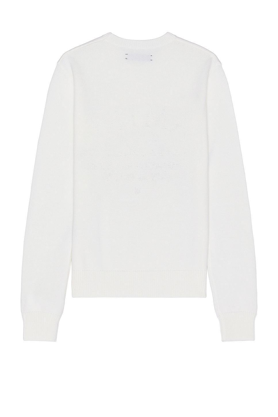 Amiri Arts District Crewneck in Alabaster - Cream. Size S (also in L, M, XL/1X). Product Image