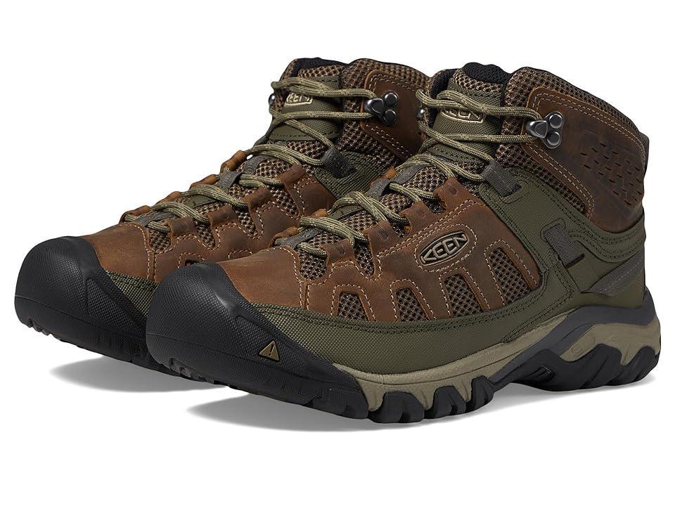 KEEN Targhee Vent Mid (Olivia/Bungee Cord) Men's Shoes Product Image