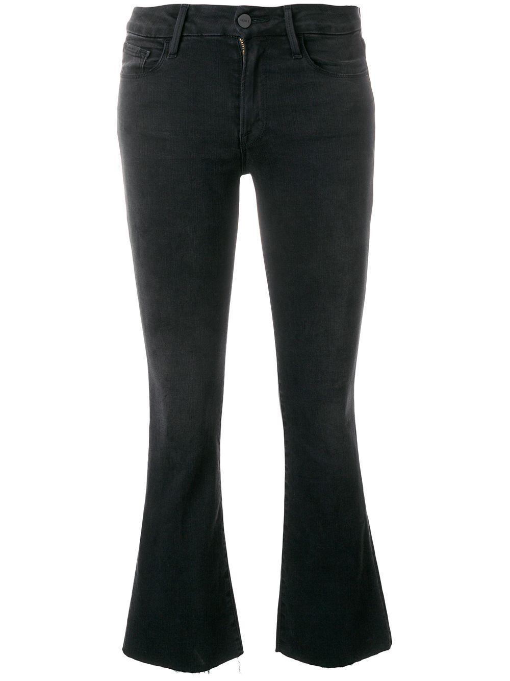 FRAME Le Mid Rise Cropped Bootcut Jeans In Kerry Product Image