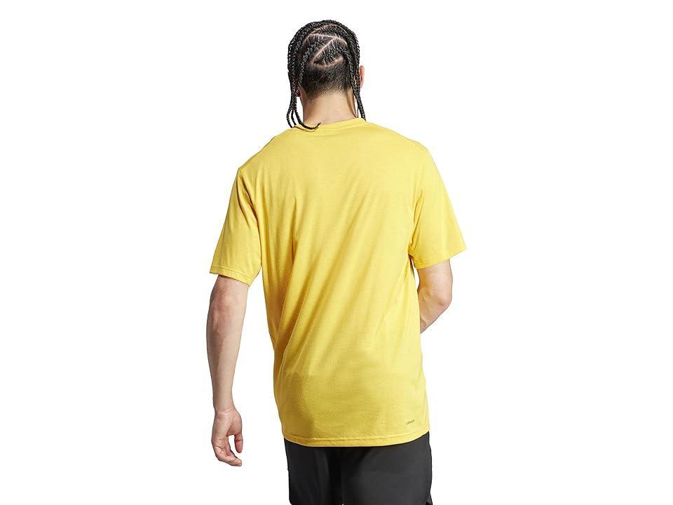 adidas Train Essentials Feelready Training Tee Black) Men's Clothing Product Image