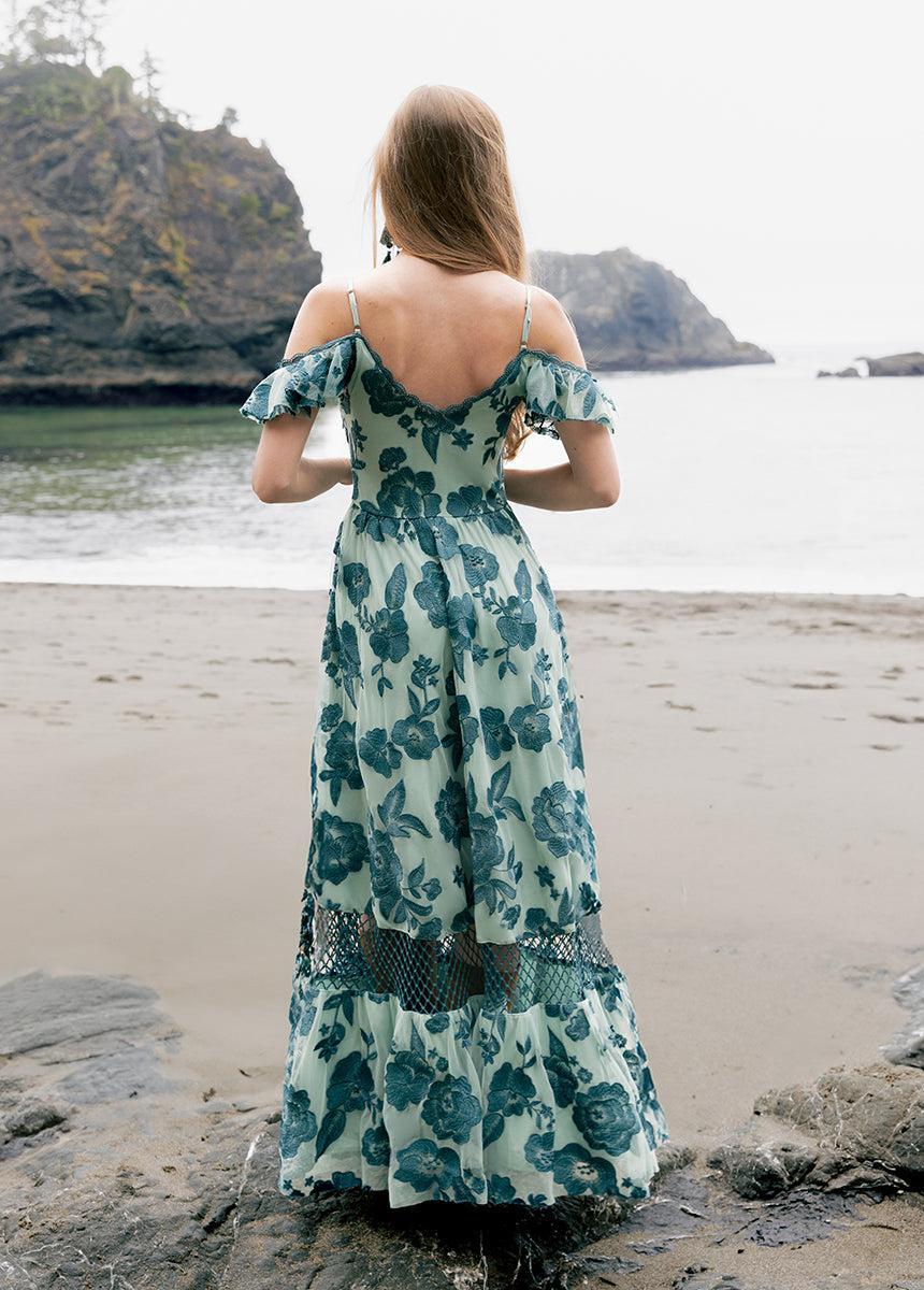 Paulina Dress in Peacock Product Image