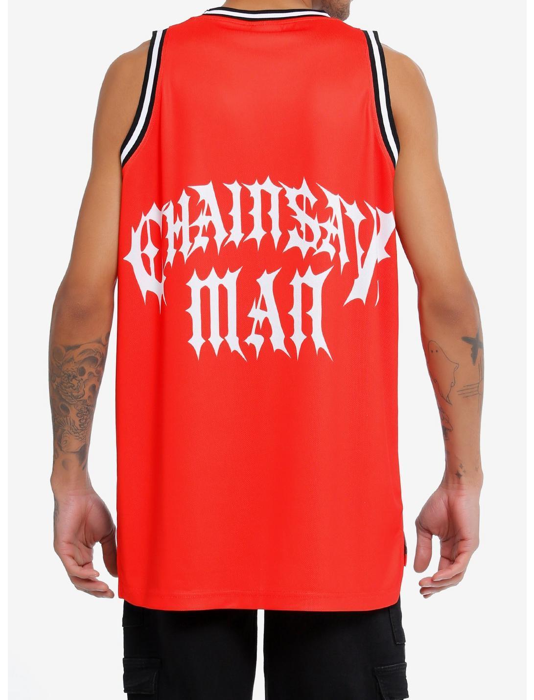 Chainsaw Man Varsity Basketball Jersey Tank Top Product Image