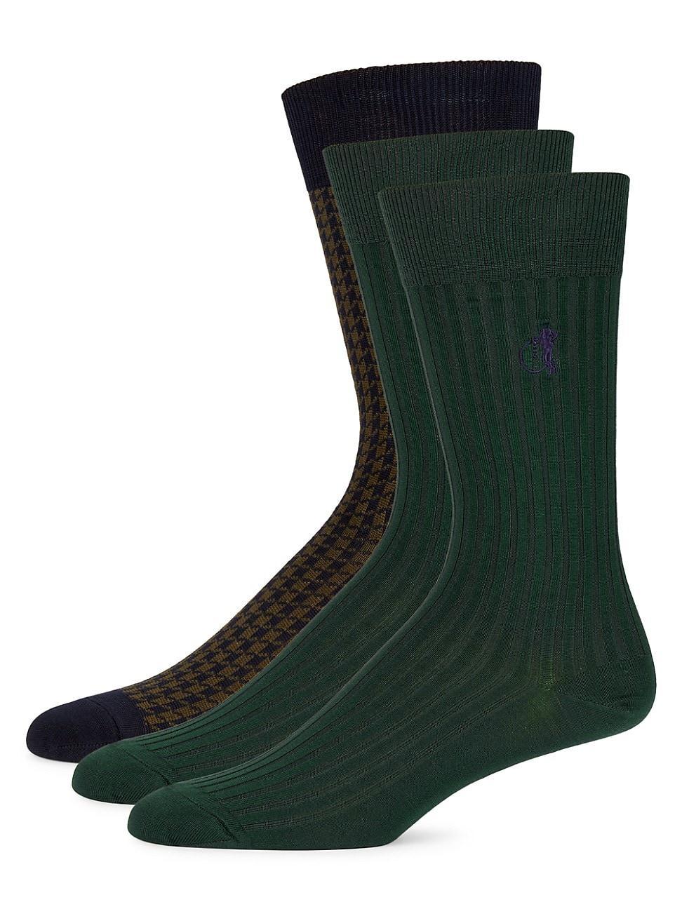 Mens Dash of Class 3-Pack Cotton-Blend Socks Product Image