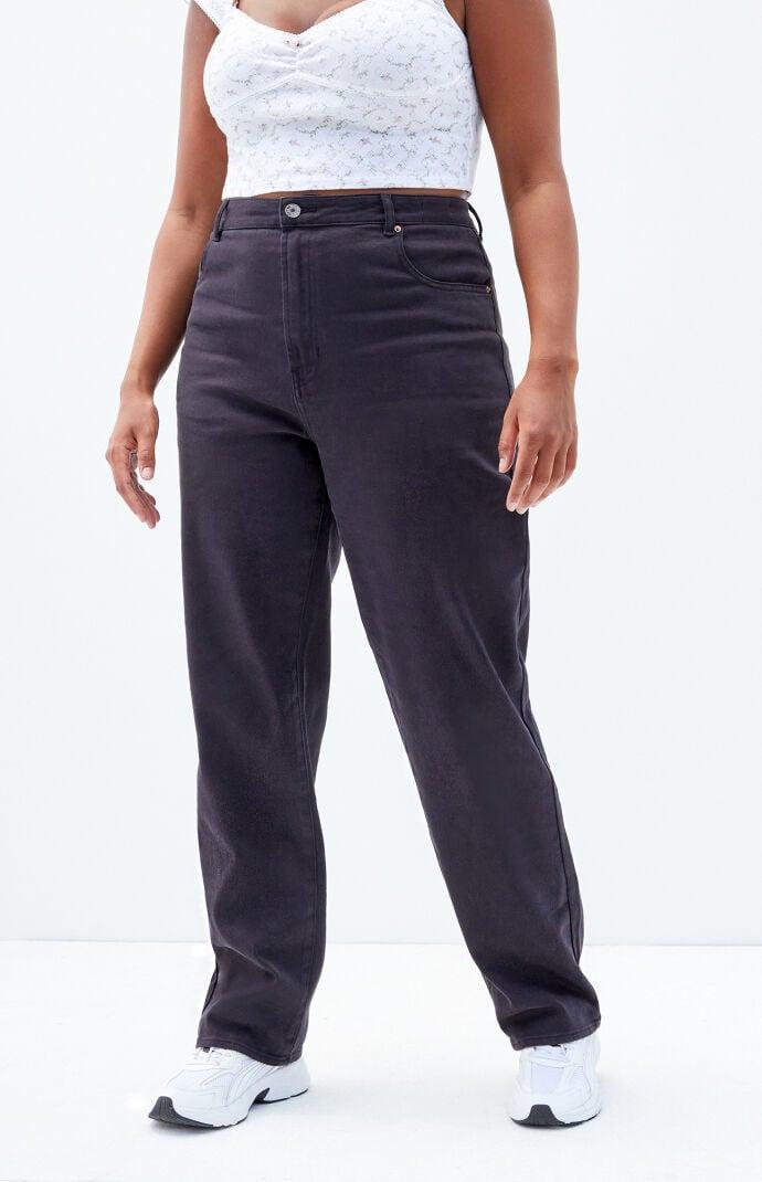 Womens Stretch Curve Dad Jeans - Product Image