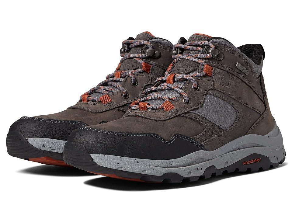 Rockport XCS Pathway Waterproof Mid Boot (Steel Grey) Men's Shoes Product Image