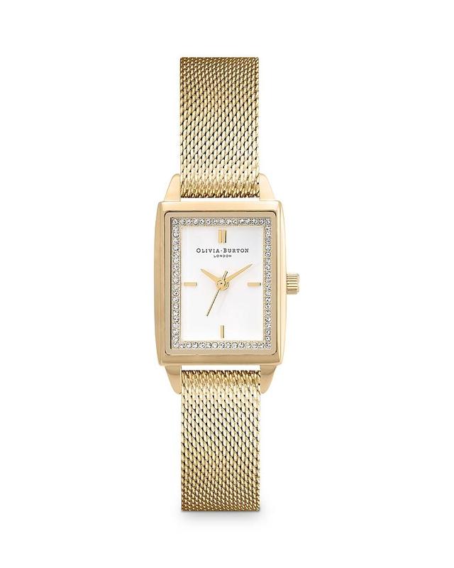 Olivia Burton Classics Rectangular Mesh Strap Watch, 20mm Product Image