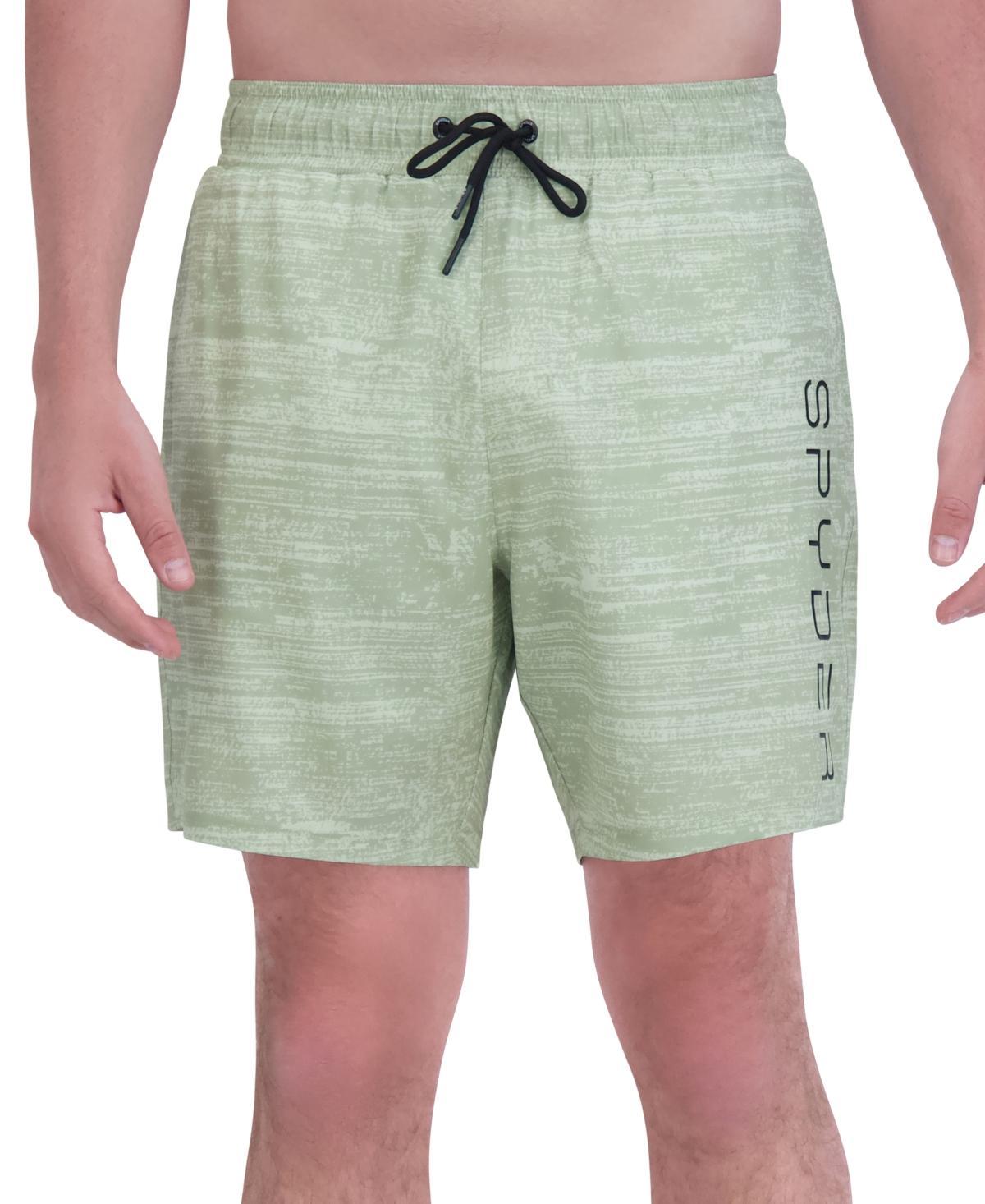 Spyder Mens Grit Print Performance 7 Volley Shorts Product Image