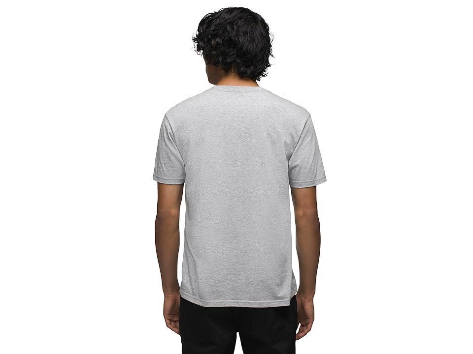 Prana Prana Mountain Light Short Sleeve Tee Standard Fit (Medium Heather Grey) Men's Clothing Product Image