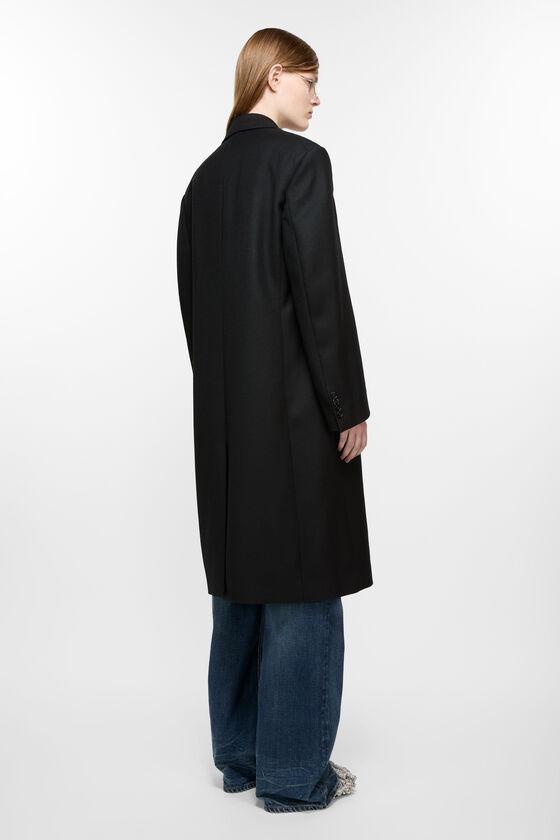 Single-breasted wool coat Product Image