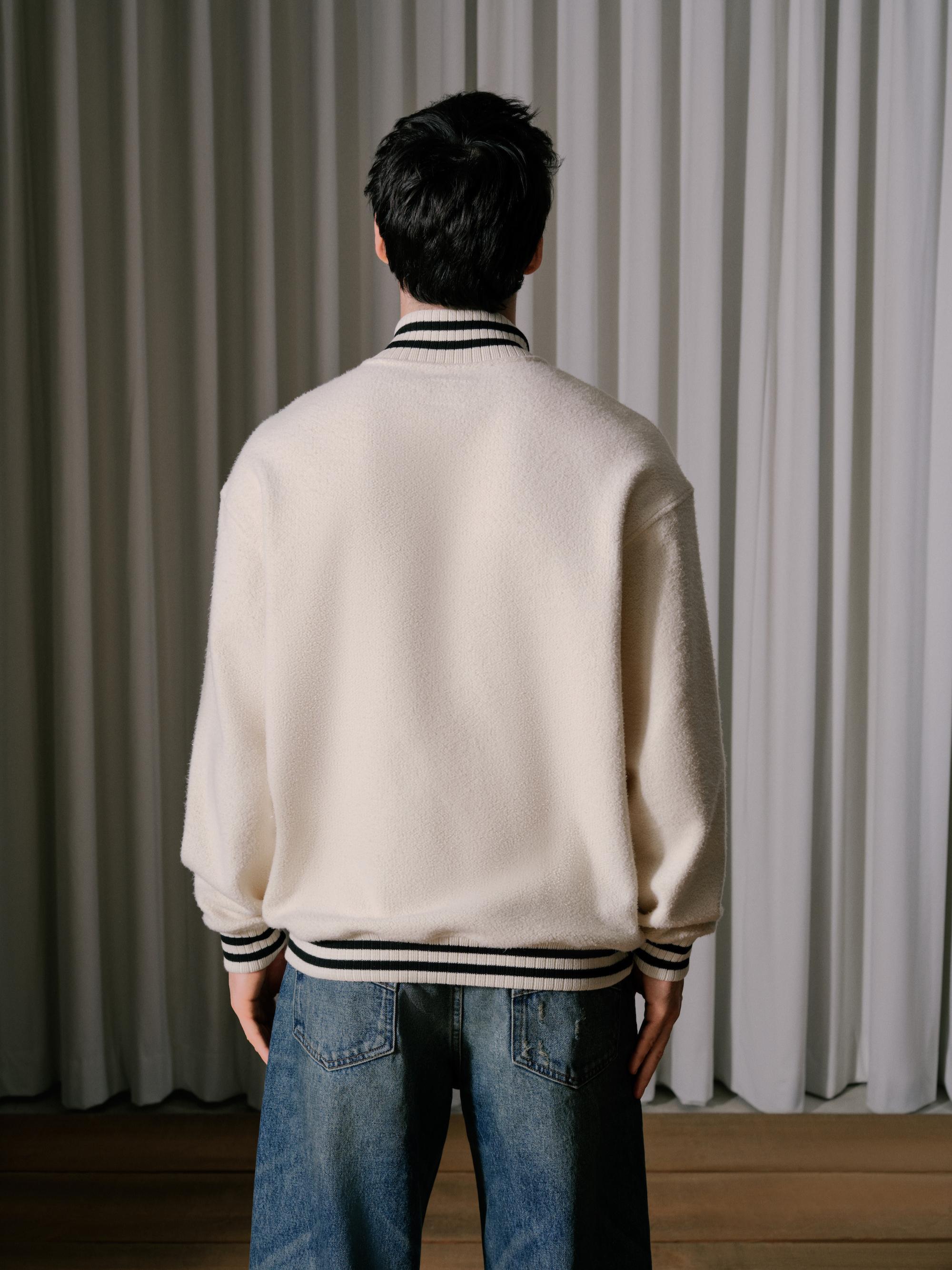 RHUDE QUARTER-ZIP VARSITY Male Product Image