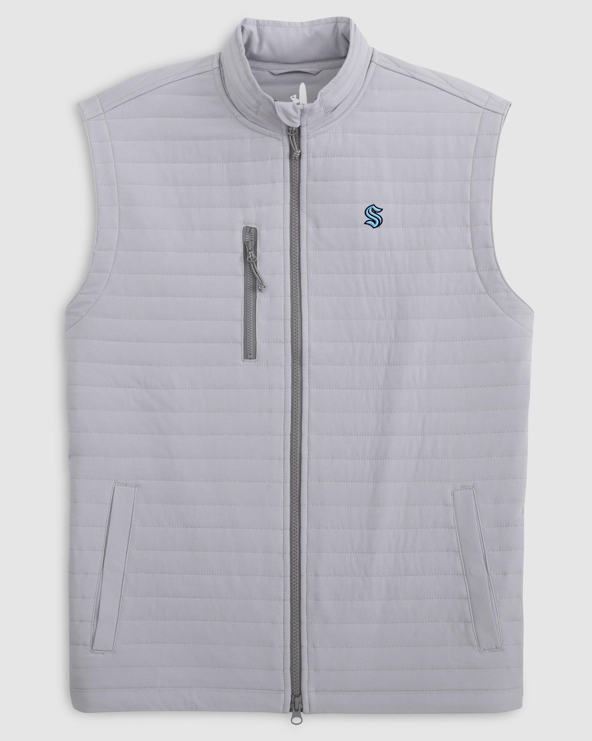 johnnie-O Arkansas State Crosswind Quilted Performance Vest Product Image