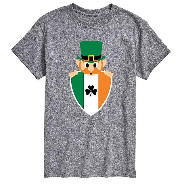 Big & Tall Leprechaun Irish Shield Tee, Mens Product Image