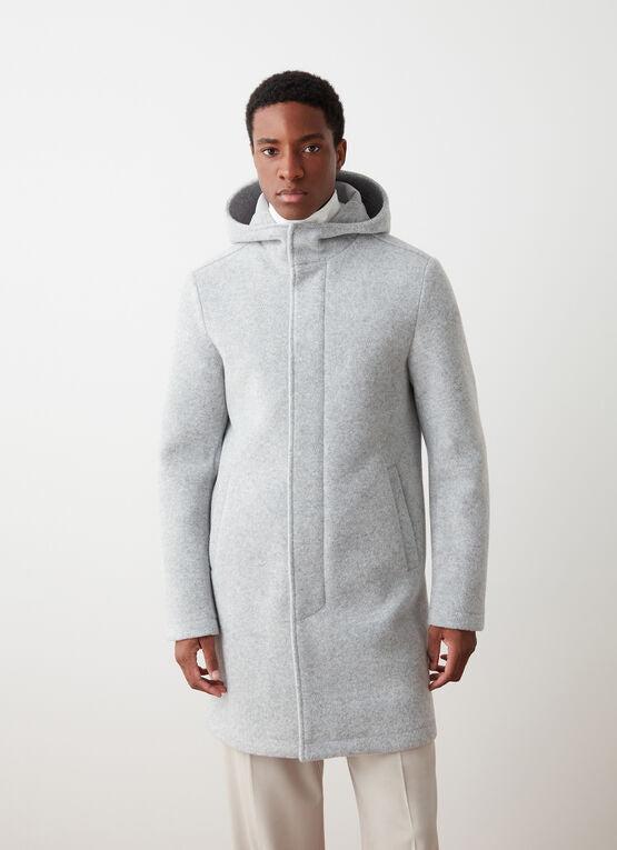 Colmar Wool Baize Coat with Hood Product Image