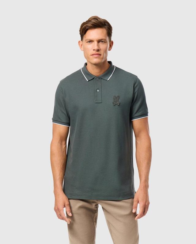 Psycho Bunny Men's Kingston Pique Polo Shirt 022 URBAN CHIC Product Image