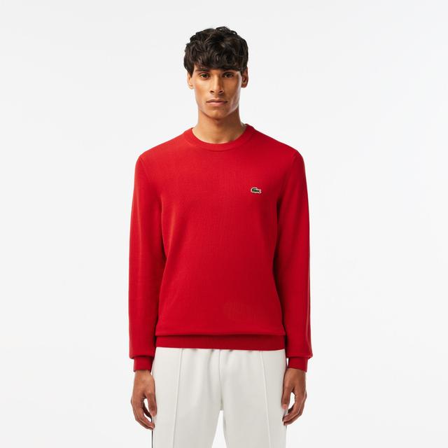 Men's Cotton Crew Neck Sweater Product Image