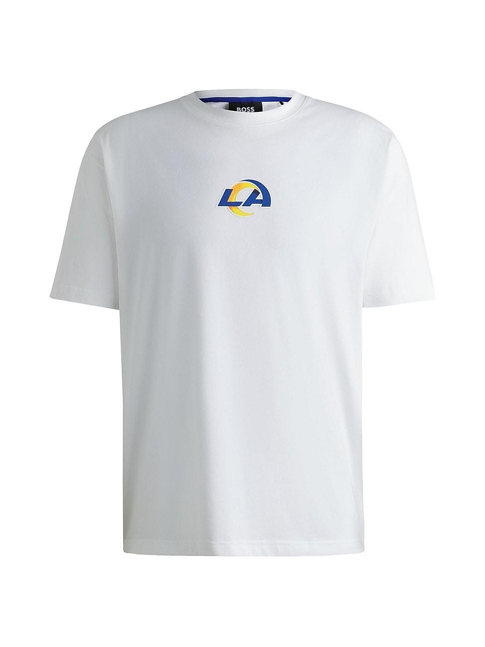 Mens BOSS x NFL Interlock-Cotton T-Shirt with Special Branding Product Image