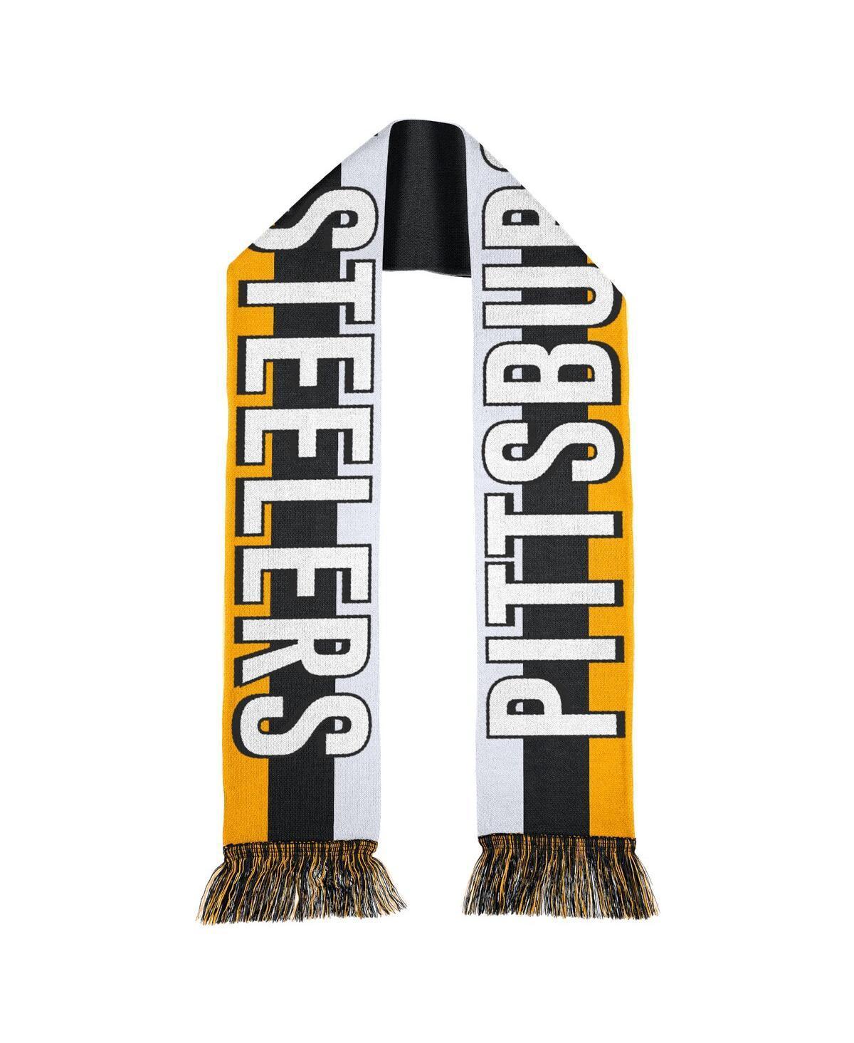 WEAR by Erin Andrews Pittsburgh Steelers Stripe Scarf Product Image