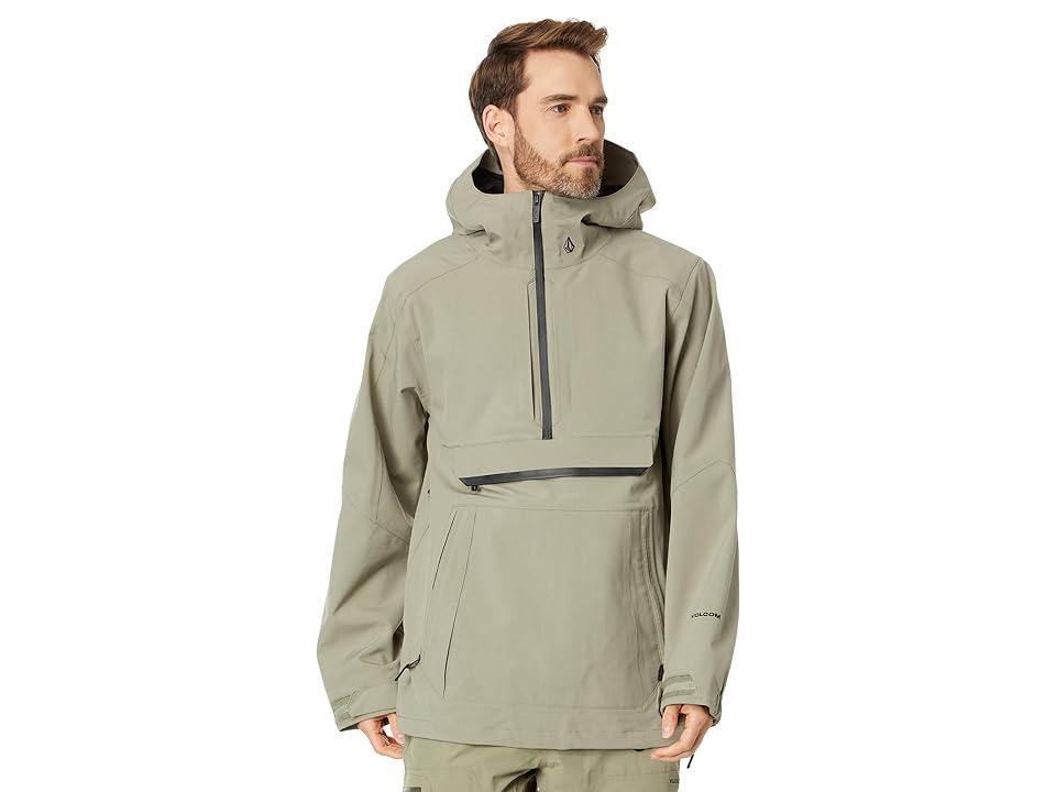 Volcom Snow Brighton Pullover (Light Military) Men's Coat Product Image