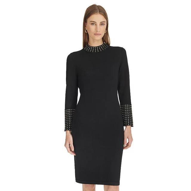 Womens Harper Rose Long Bell Sleeve Turtleneck Dress Product Image