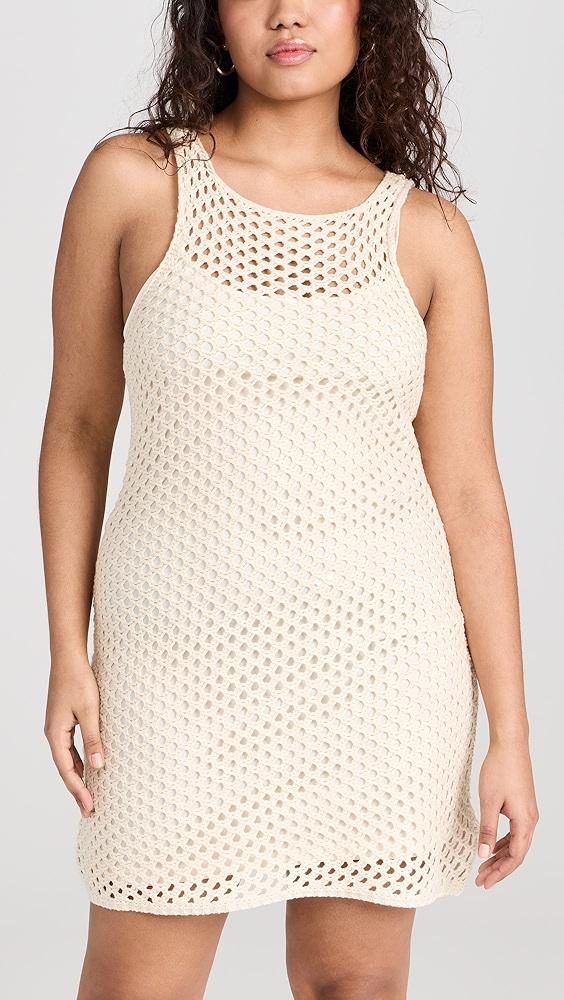 MINKPINK Balmy Crochet Knit Mini Dress | Shopbop Product Image