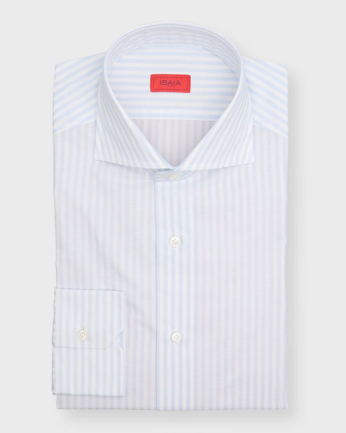 Mens Cotton Bengal Stripe Dress Shirt Product Image