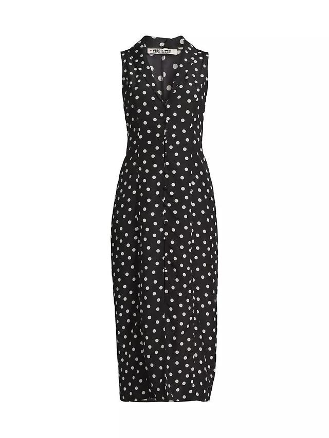 Ikal Polka Dot Midi-Dress Product Image