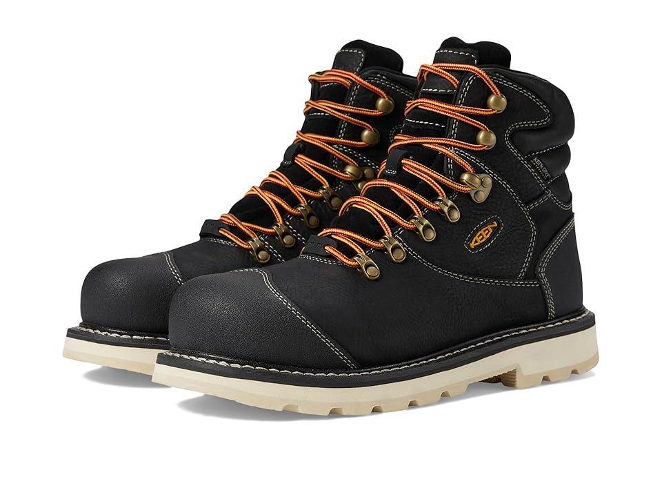 KEEN Utility Cincinnati+ 6 Composite Toe Waterproof 90 Degree Heel Sandshell) Men's Work Boots Product Image