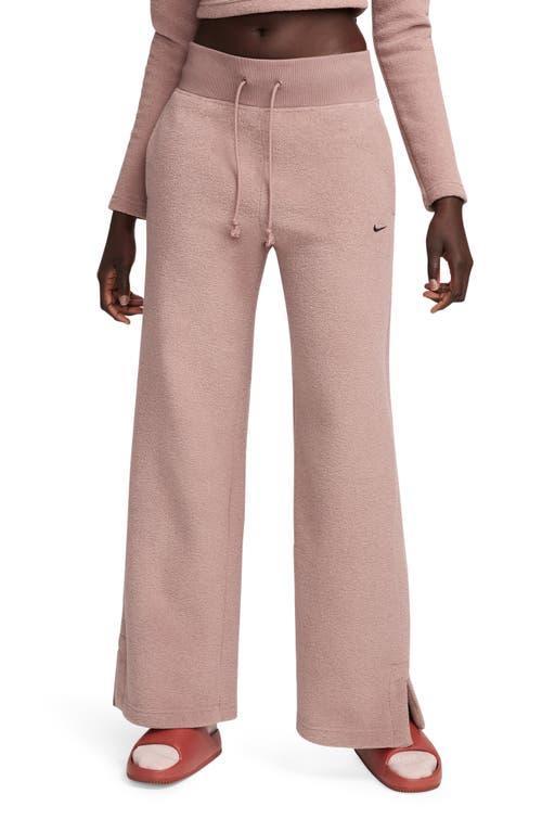 Women's Nike Sportswear Phoenix Plush High-Waisted Wide-Leg Cozy Fleece Pants  Product Image