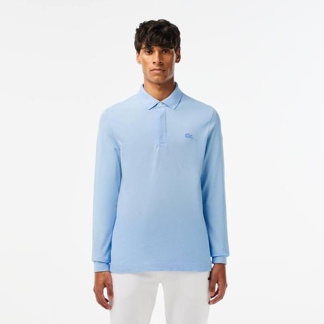 Men's Smart Paris Stretch Cotton Long Sleeve Polo Product Image