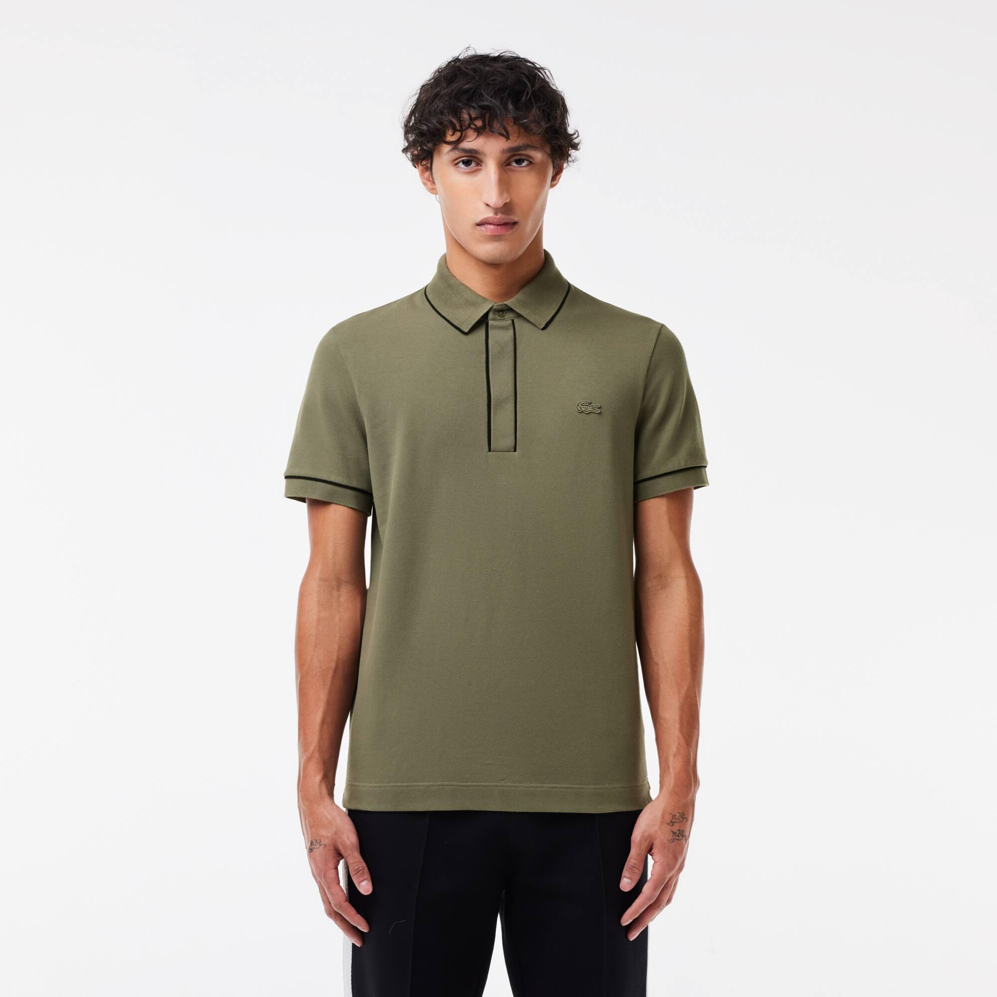 Regular Fit Paris Stretch Piqué Polo Shirt Product Image