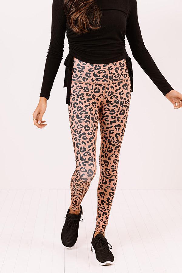 Crushing It High Waist Leopard Active Leggings Product Image