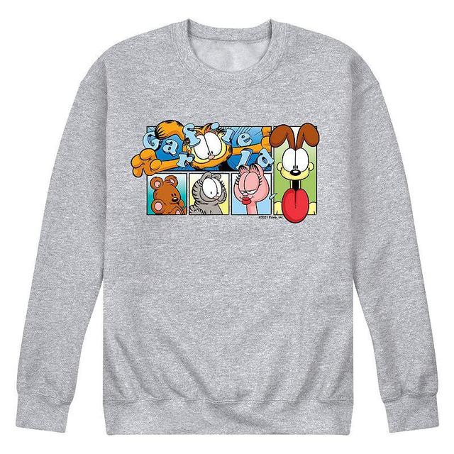 Mens Garfield Characters Sweatshirt Med Grey Product Image