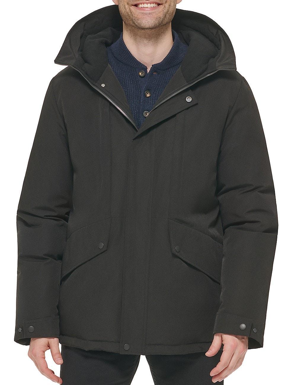 Mens Hooded Puffer Jacket Product Image