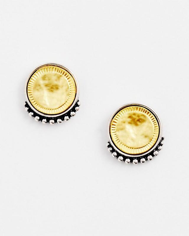 No Droop™ Coin Stud Earrings Product Image