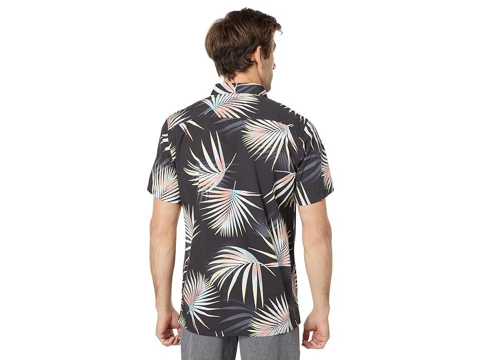 Quiksilver Pop Tropic Short Sleeve Woven (Tarmac Pop Tropic) Men's Clothing Product Image