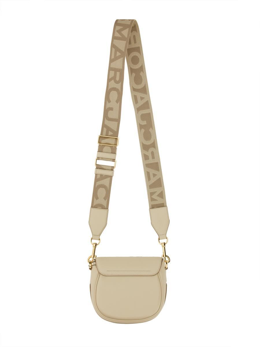 MARC JACOBS Women's The J Marc Small Saddle Bag In White Product Image