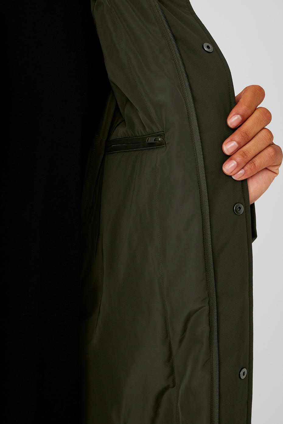 Signature Overcoat - Stealth Green Product Image