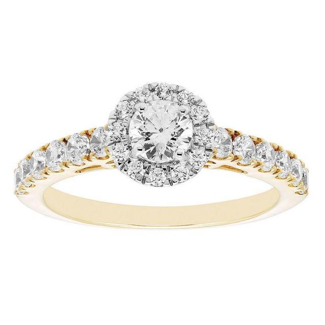 The Regal Collection IGL Certified 1 Carat T.W. Diamond Engagement Ring, Womens Yellow Product Image