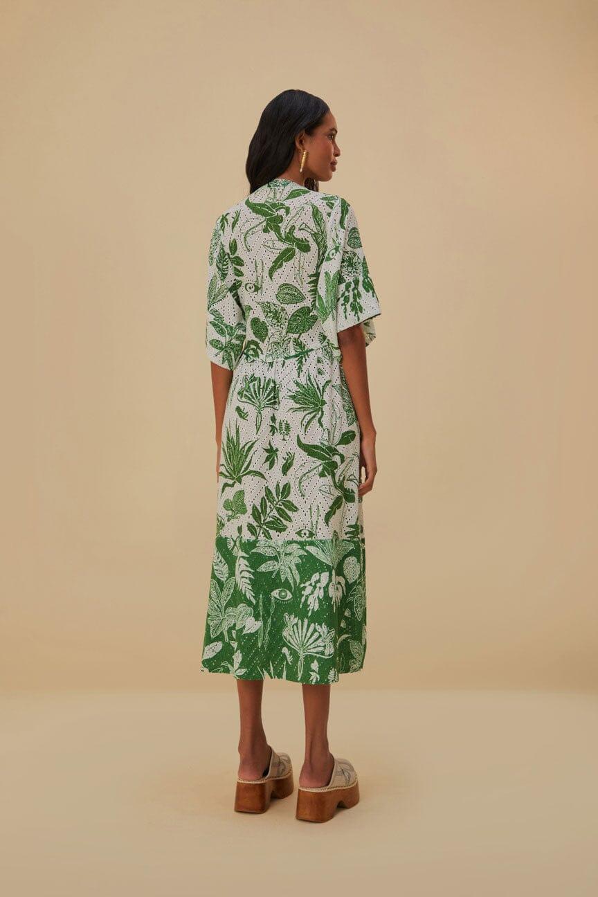 Forest Soul Short Sleeve Midi Dress Product Image