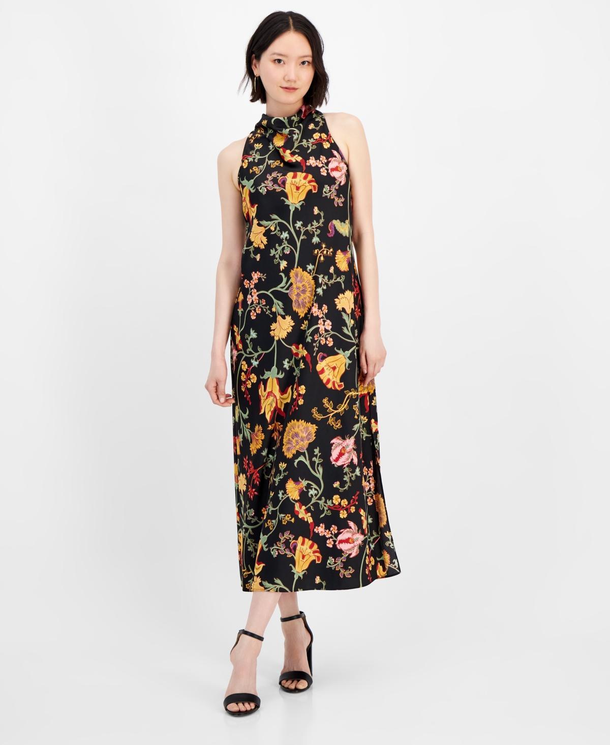 Anne Klein Womens Floral-Print Maxi Dress Product Image