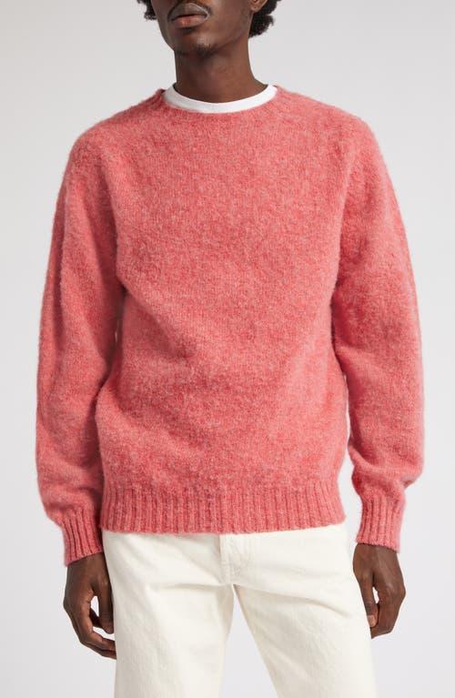 Drakes Brushed Wool Crewneck Sweater Product Image